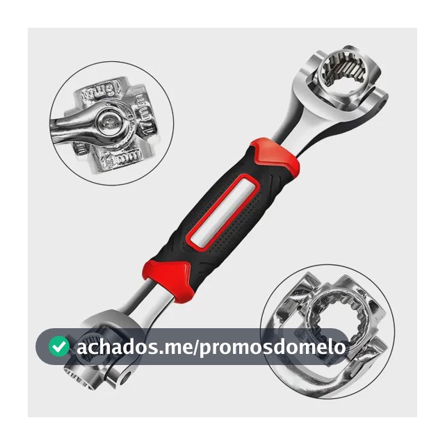 Chave Multiuso Mtx Led 48 em 1 Combinada Aço Cromo Vanádio