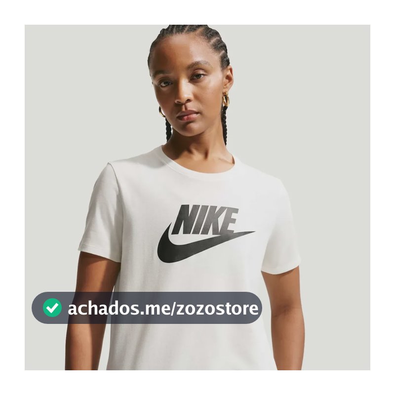 Camiseta Nike Sportswear Essentials Feminina Branco/preto P