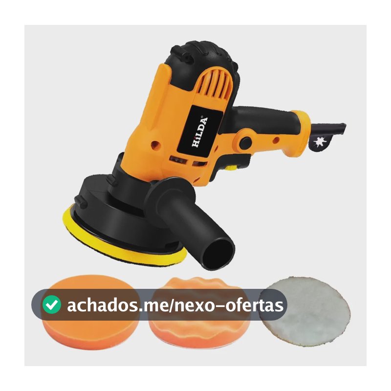 Politriz Polidora Automotiva Lixadeira 5 Polegadas (125 mm) Hilda Rosca M14