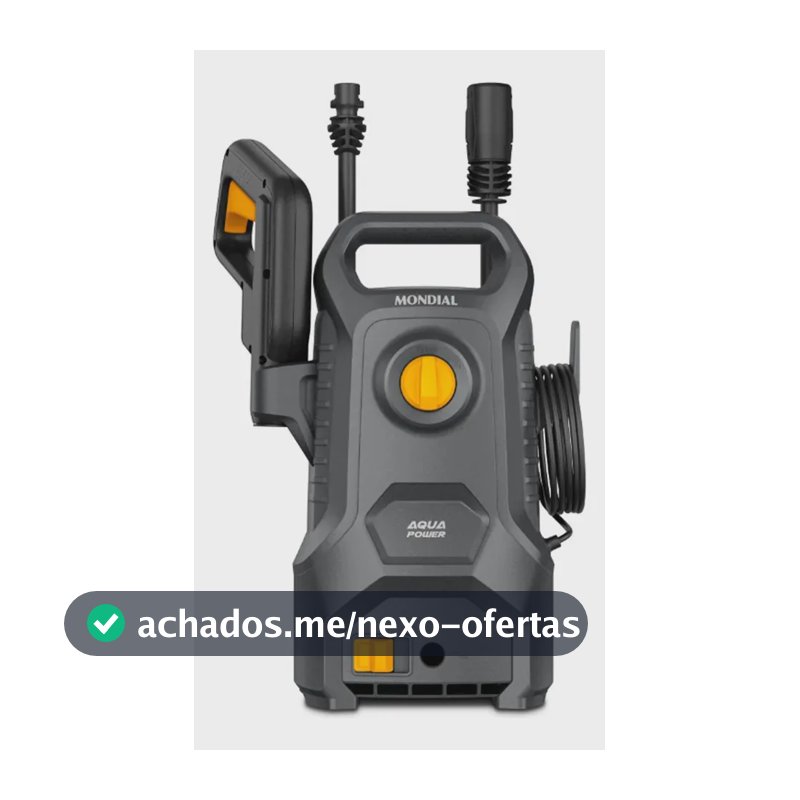 Lavadora De Alta Pressão Aqua Power Mondial Preto 1400w Lap-04-gy