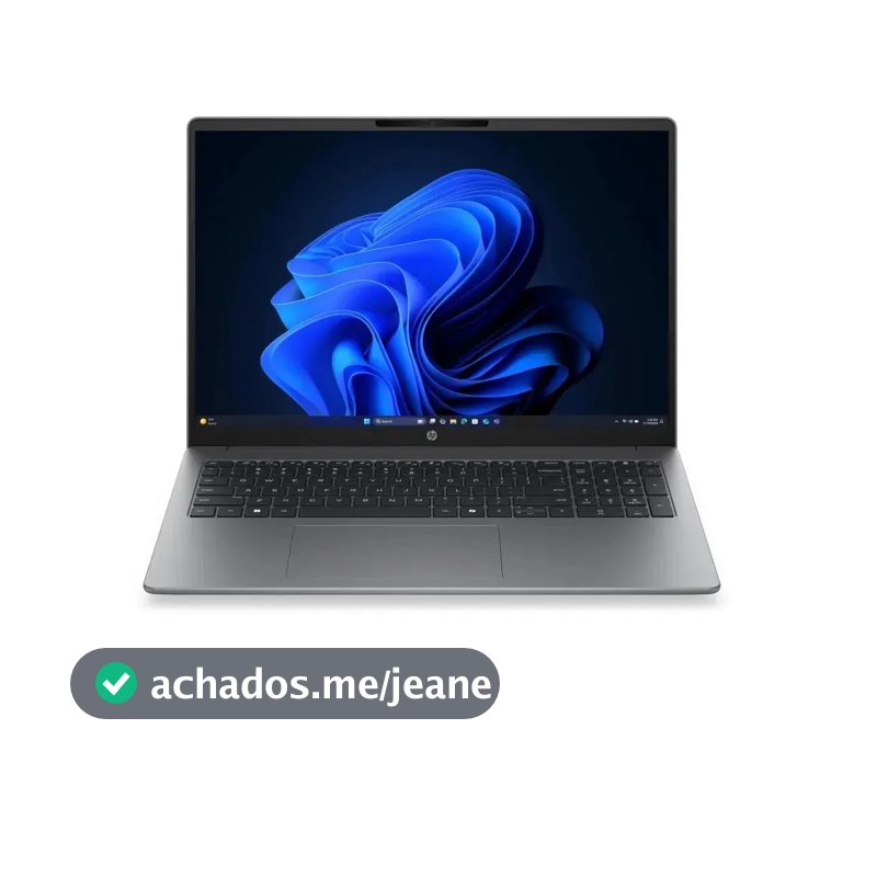 Notebook HP 200 G2i Intel Core 5-120U 16" Intel Graphics RAM 16GB (1x16GB) DDR5 5200 SSD 256GB PCIe4x4 Windows 11 Home PLS SL - E30Q9AT#AK4