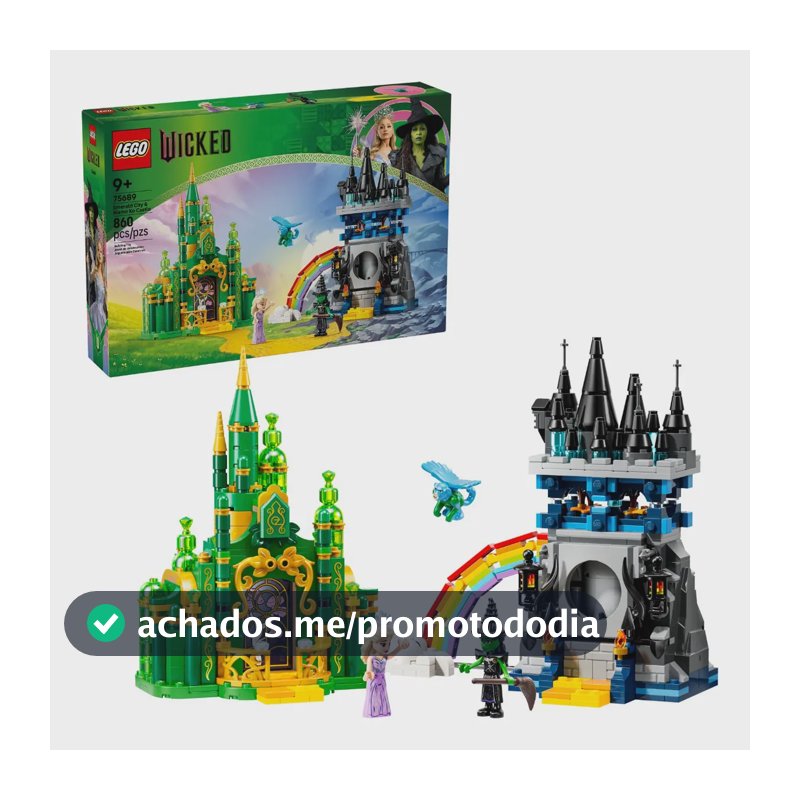 Blocos De Montar Legolego Wicked 75689 860 Peças Em Caixa