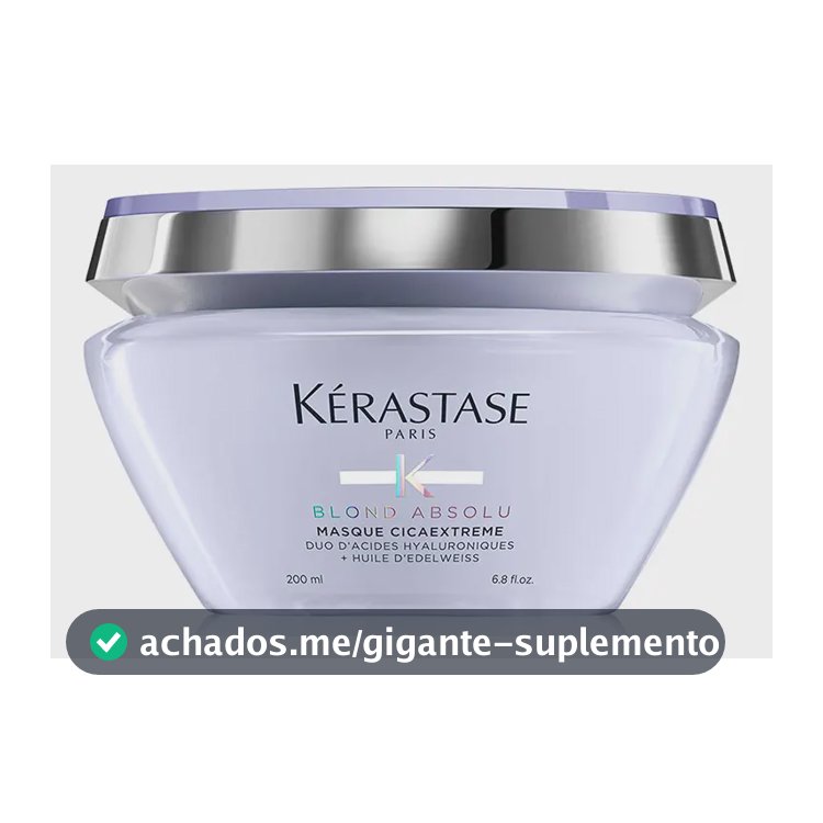 Máscara Kérastase Blond Absolu Cicaextreme, Cabelos Loiros, Danificados ou com Mechas, 200ml