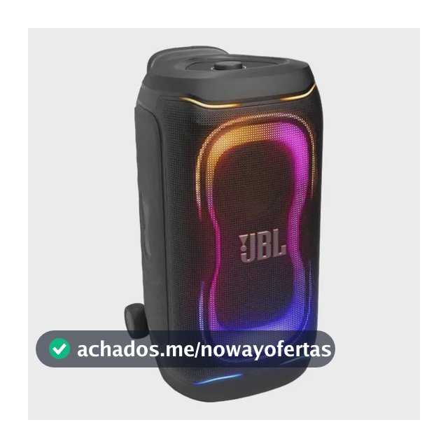 Caixa De Som Jbl Amplificada Partybox Stage 330 Preta