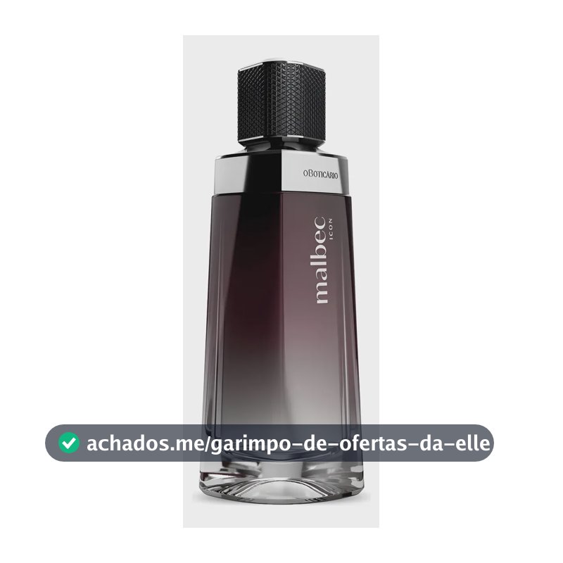 Malbec Icon O Boticário Desodorante Colônia Perfume Masculino 100ml