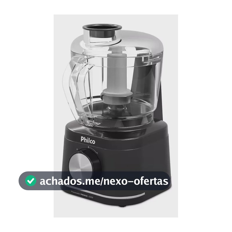 Processador de Alimentos Philco 420W 500ml com Pulsar Compacto PMN04A