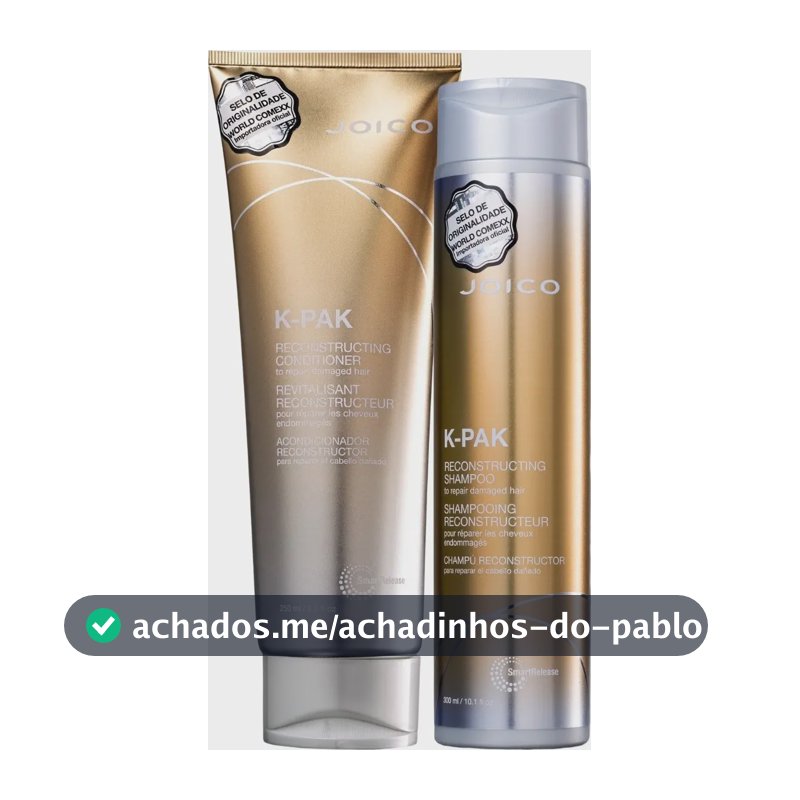Joico K-pak Kit Shampoo 300ml + Condicionador 250ml