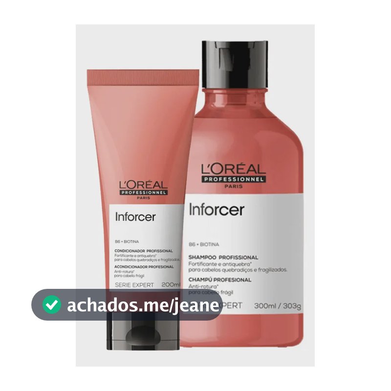 Kit L´oréal Serie Expert Inforcer Shampoo E Condicionador