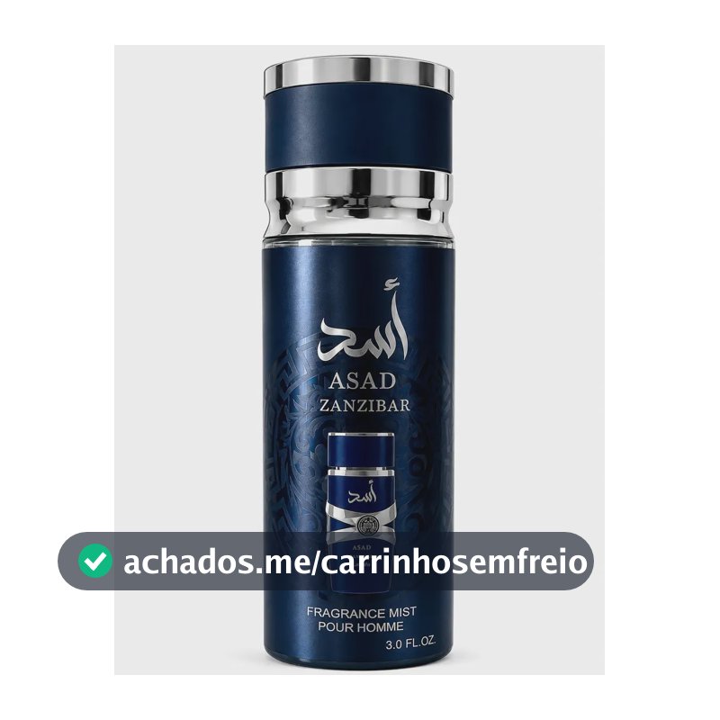 Body Splash Árabe Blue Perfume Corporal Alta Fixação Spray Fragrância Oriental Refrescante Uso Diário