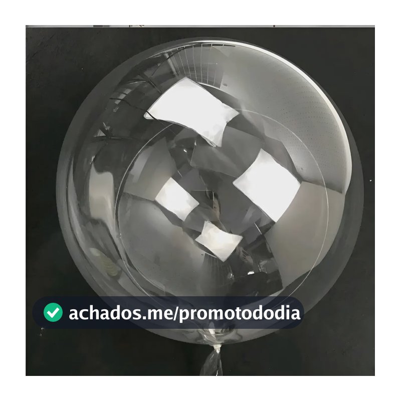 5 Unidades BaIão BubbIe 24 PoIegadas 60cm Transparente Top! Liso