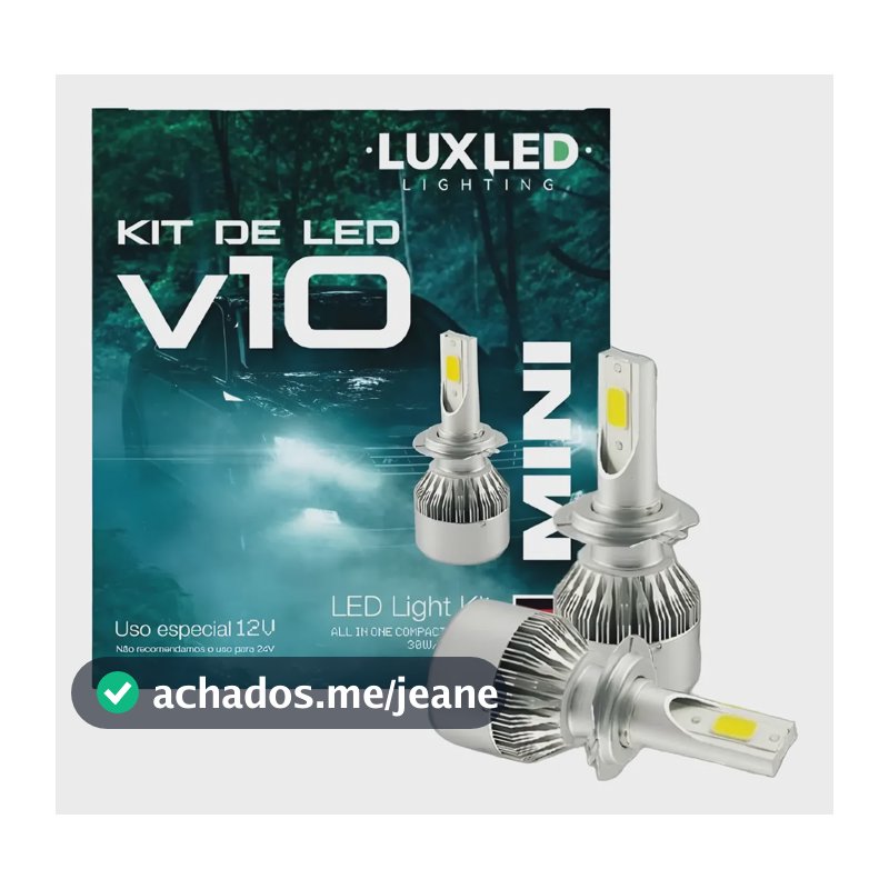 Par Super Led Mini 20000lumens H1 H3 H7 H4 H11 Hb4 Hb3 6500k H11 Super Branca