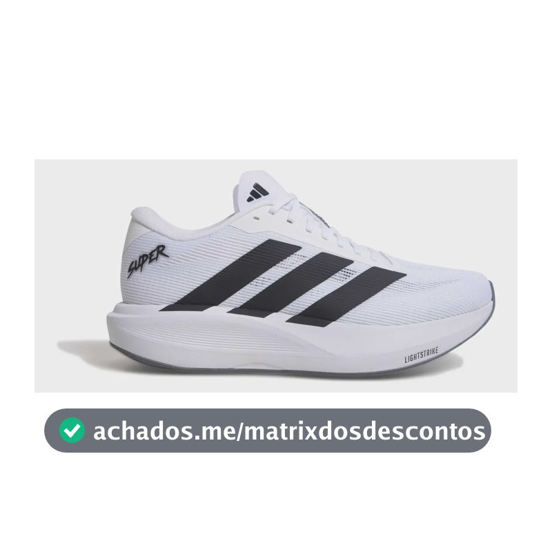Tênis Masculino Super adidas Branco Lisa 40 Br