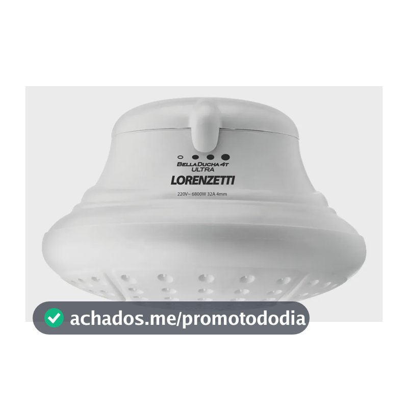 Chuveiro Bella Ducha 4T Ultra Lorenzetti Elétrica