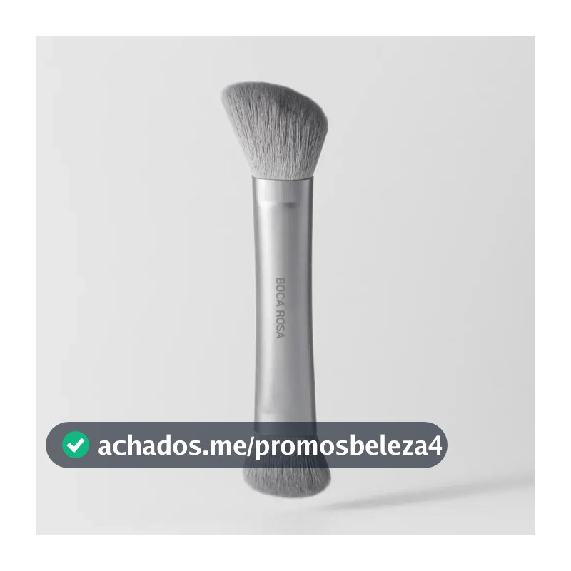 Pincel Duo 1 Boca Rosa Beauty Cinza