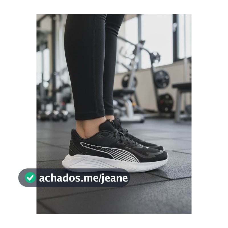 Tênis Puma Pwr Hybrid Feminino Esportivo Original Preto 38