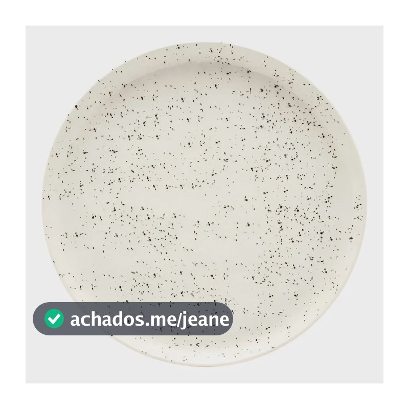 Conjunto De 6 Pratos De Sobremesa 20cm Flat Chuvisco Oxford