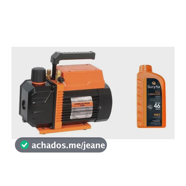 Bomba De Vácuo Para Refrigeração 2cfm Mono Estágio Bivolt