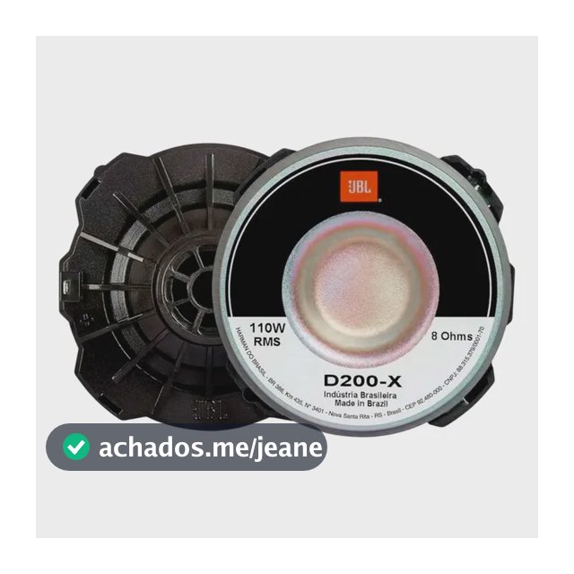 Driver Jbl Selenium D200x 110w Rms 8 Ohms Fenólico Original