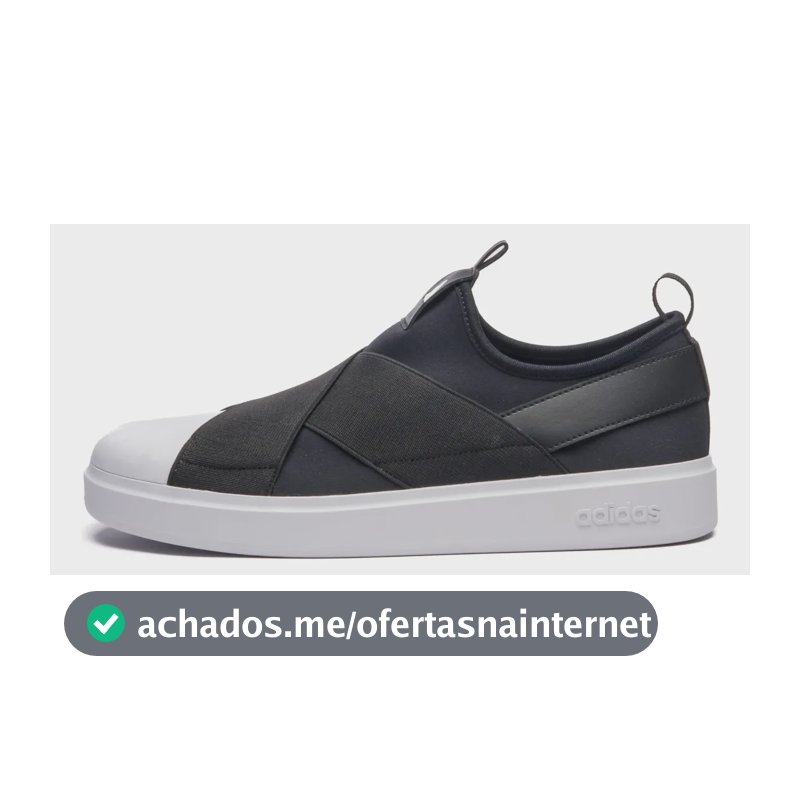 Tênis Feminino Streettalk Slip On adidas Preto Liso 36 Br