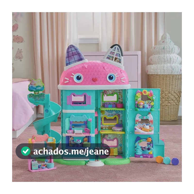 Playset Casa Da Gabby Deluxe Gabby's Dollhouse Com Som