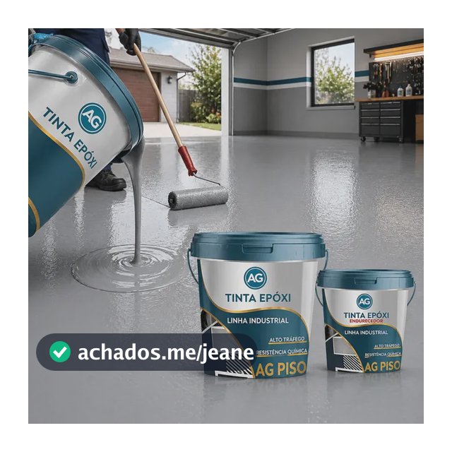 Tinta Epoxi Industrial Bicomponente Ag 900ml