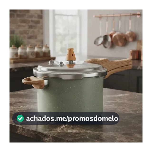 Panela De Pressão Brinox Indução Antiaderente Verde Botanika