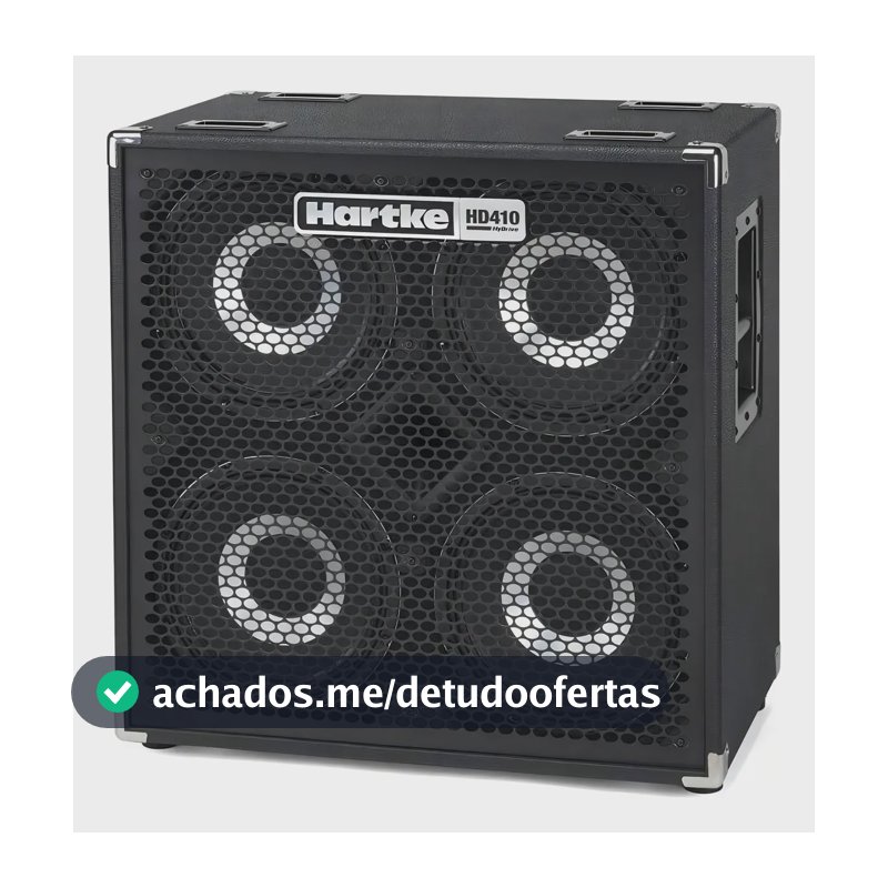 Cubo Contrabaixo Hartke HD410 Preto 1000W Combo