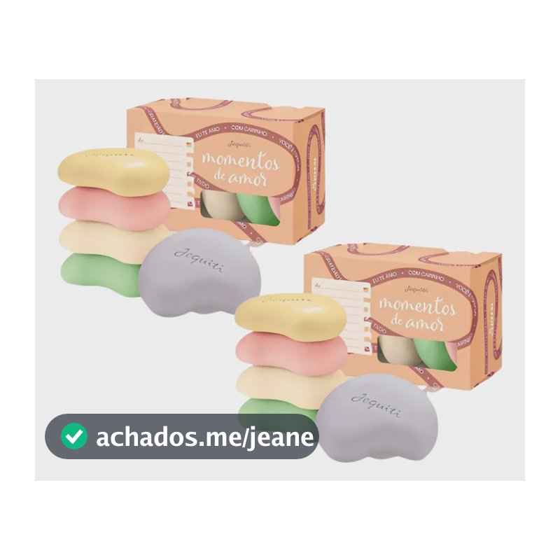 Kit 2 Cx Sabonete Em Barra Momentos De Amor 5x80g Jequiti