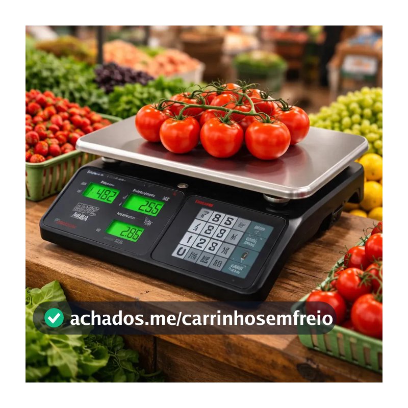 Balança Comercial 31Kg US 31 / 2 POP-Z Mira Pro Urano Bivolt
