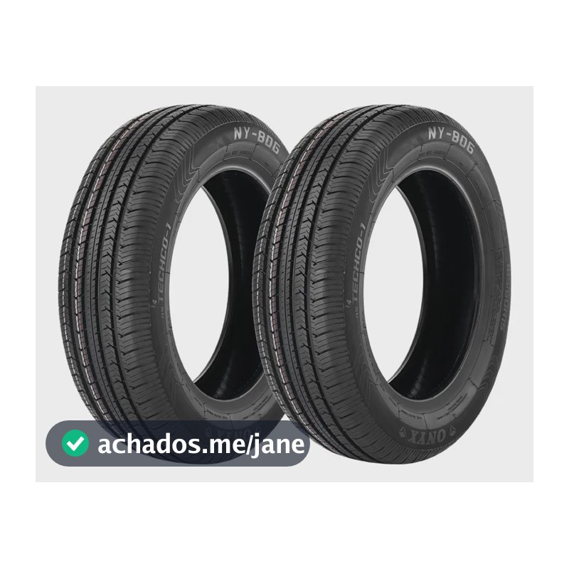 Jogo 2 Pneus Onyx Aro 15 Ny-806 195/60r15 88h H