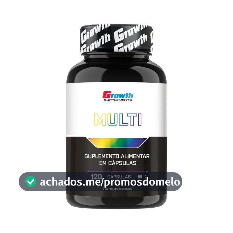 Multivitamínico Growth Supplements em cápsula Sem sabor x 100g de 120 un