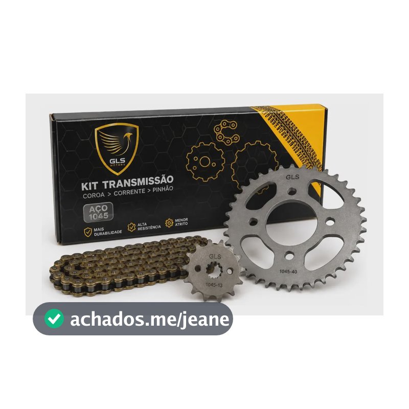 Kit Relação Honda Crf 250f 19/25 Gls Prateado