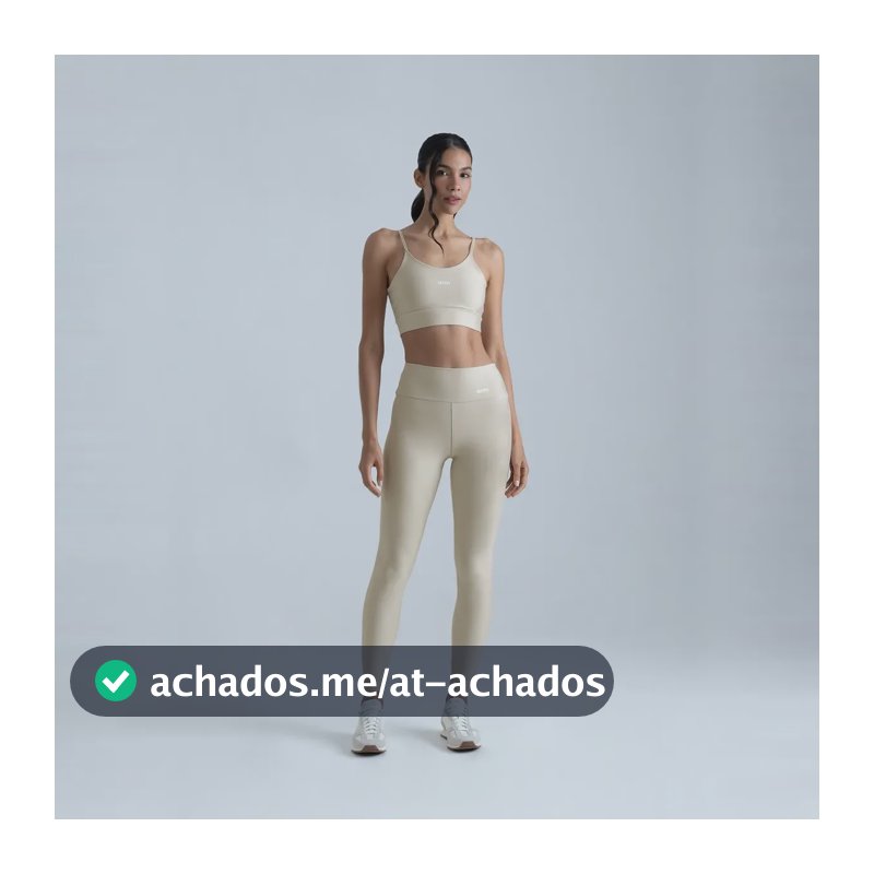 Conjunto Feminino Para Academia Top E Legging - Arm Fitness Aveia G