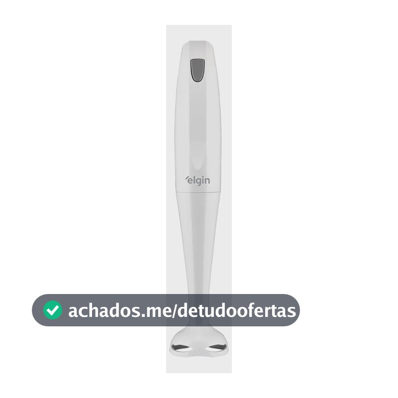 Mixer De Mão Portátil Branco 200w Com Copo 700ml MIX1002 Elgin