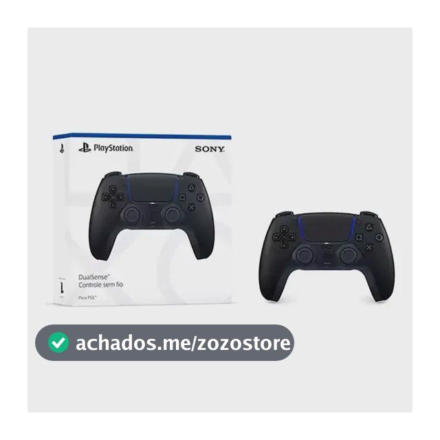 Controle Joystick Sem Fio Sony Playstation 5 Dualsense Preto Preto