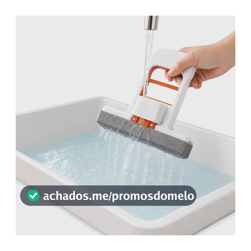 Rodinho De Pia Mini Mop Magico Limpa E Seca Retrátil Kit 1 Unidade