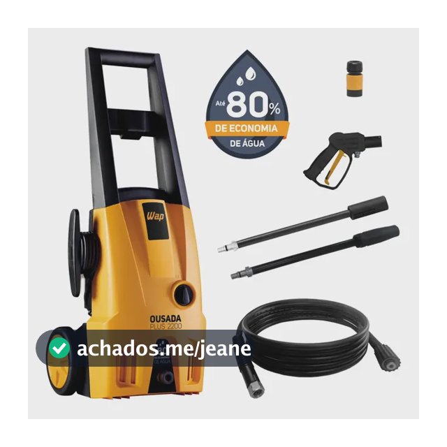 Lavadora de Alta Pressão Wap Ousada Plus 2200 1500W 1750 PSI
