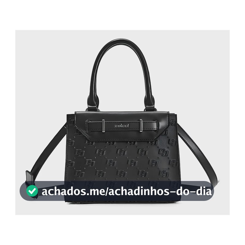 Bolsa Tote Colcci Gravação Pr26 Preto Feminino