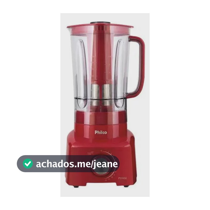 Liquidificador PH900 Com 12 Velocidades e Pulsar Potência de 1200W Cor Vermelho 3 L Philco