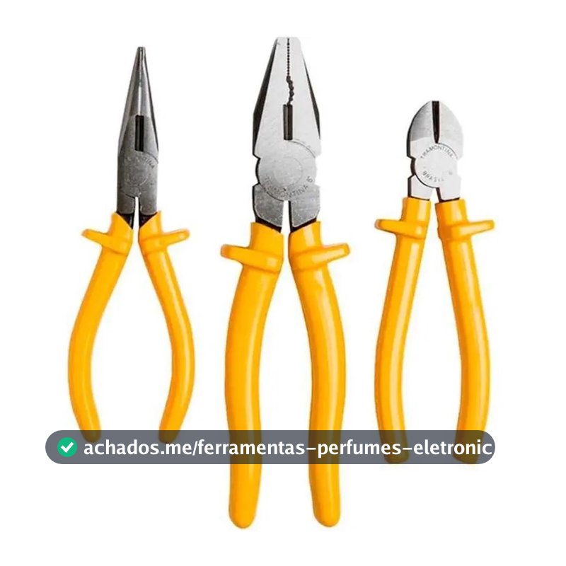Kit Alicate Tramontina (Bico, Corte e Universal) 43409107