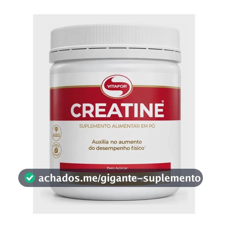 Creatina Vitafor em pó Sem sabor x 300g