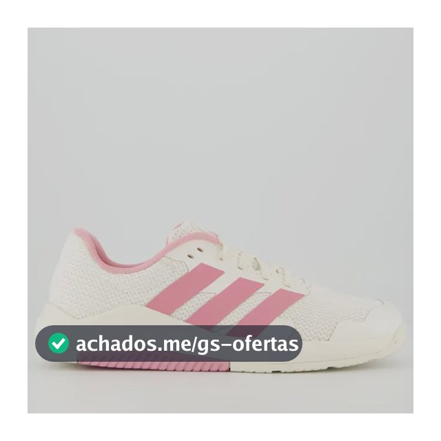 Tênis adidas Dropset Base Trainer Feminino Branco E Rosa Branco - 35,0 Br