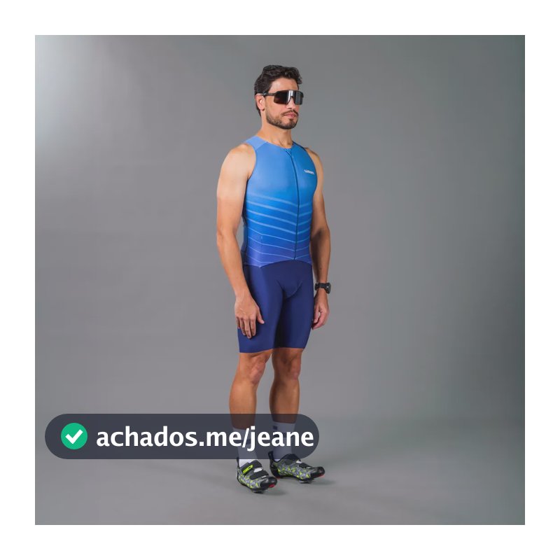 Macaquinho Triathlon Sem Manga Woom 140 Horizon Masculino  Horizon M