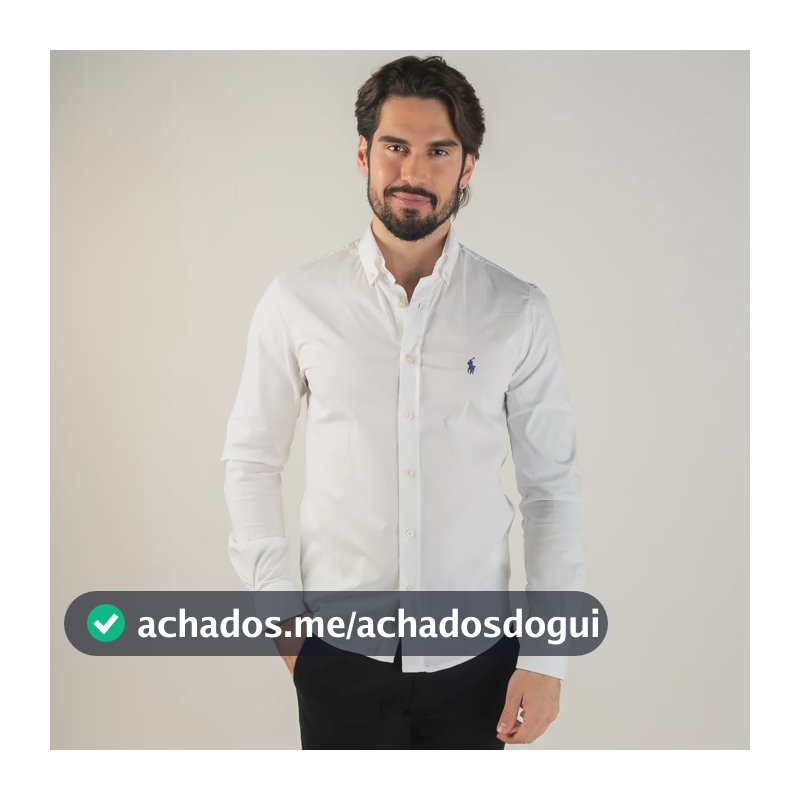 Camisa Social Masculina Slim Branca