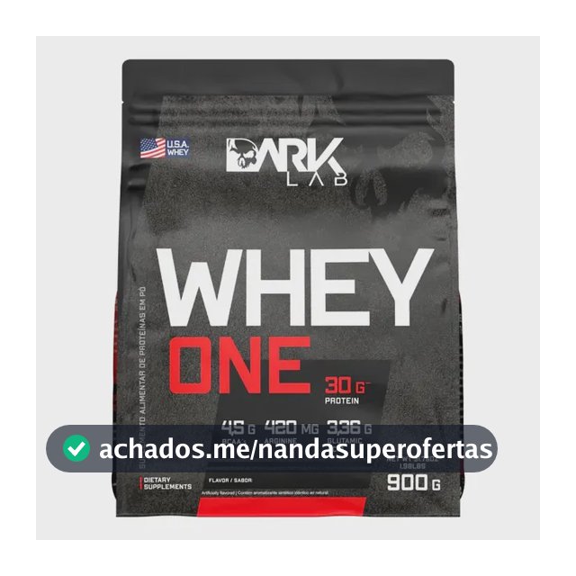 Whey One Protein Proteína Sachê Refil 900g - Dark Lab Sabor Morango