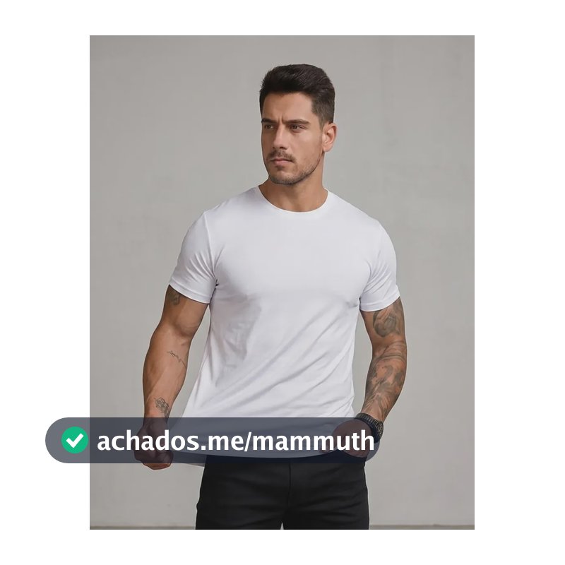Camiseta Masculina Tech Modal Anti Odor Não Amassa Básica Branco G