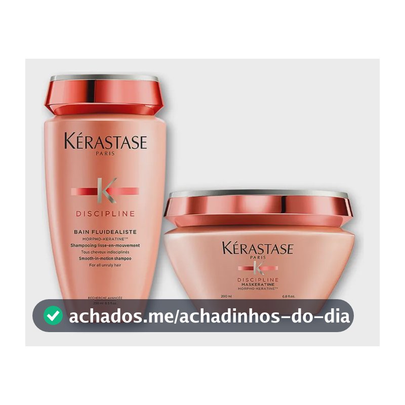Kit Kerastase Discipline - Shampoo E Máscara Maskeratine