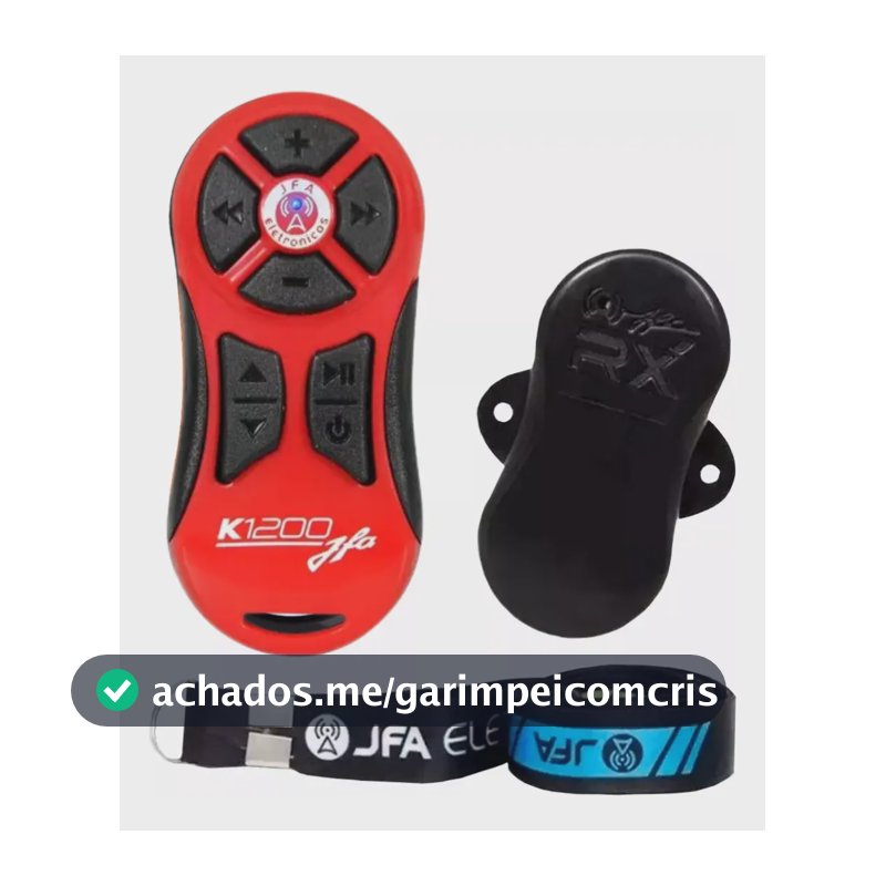 Controle Remoto Universal Longa Distância Jfa K1200 Vermelho