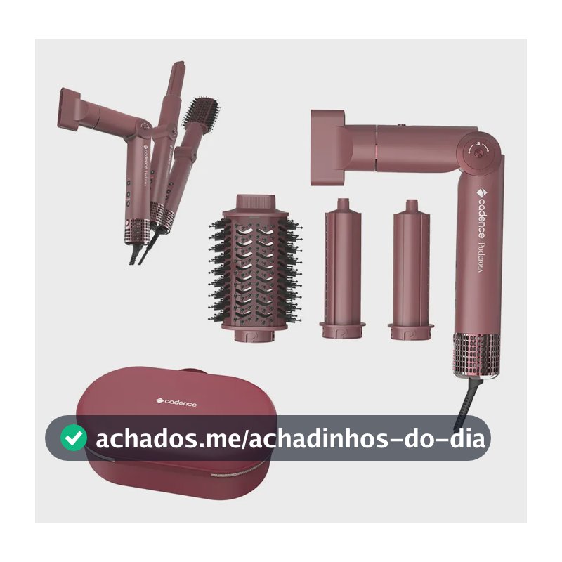 Secador Modelador Cadence Poderosa, SEC1000, Escova e Cachos, 220 V