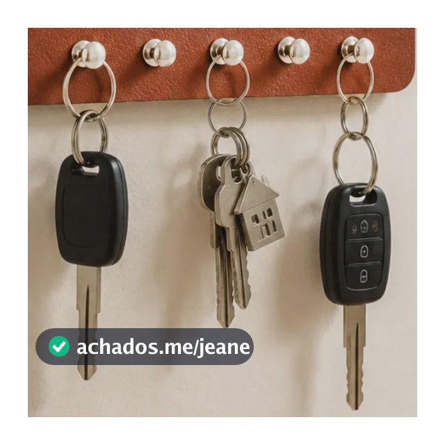 Porta Chaves Mdf Acabamento Em Couro E Frases Personalizadas